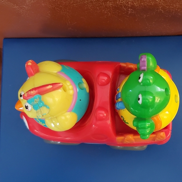 2003 Hasbro Playskool Weebles Red Truck Chicken Frog Pretend Play Toys - Picture 5 of 15